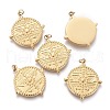 Ion Plating(IP) 316 Surgical Stainless Steel Pendants X-STAS-F256-001G-1