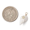 6Pcs 6 Styles Natural Shell Pendants PALLOY-JF03882-2