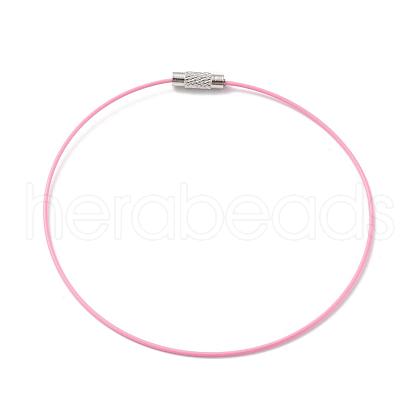 Steel Wire Bracelet Cord DIY Jewelry Making TWIR-R004-03-1