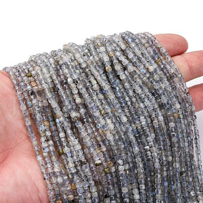 Natural Labradorite Beads Strands G-RM2025-C13-B-1