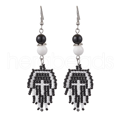 304 Stainless Steel Dangle Earring EJEW-MZ00193-1