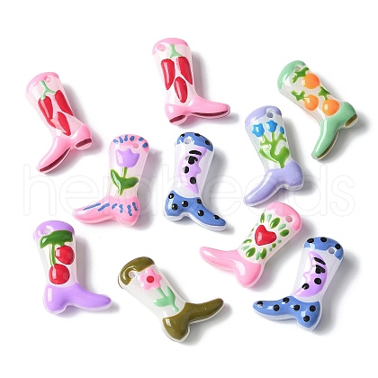 Handmade Lampwork Enamel Beads BLOW-D300-01A-1