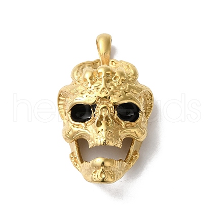 PVD Vacuum Plating 304 Stainless Steel Pendants STAS-B069-53G-1