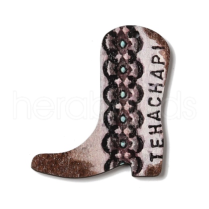 Printed Wood Pendants FIND-K017-03A-1