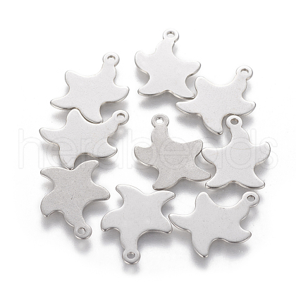 Tarnish Resistant 201 Stainless Steel Pendants STAS-L233-040P-1