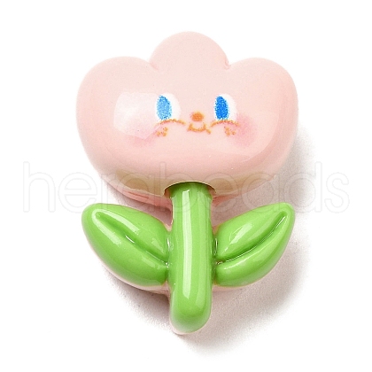 Cartoon Opaque Resin Cabochons RESI-I055-03H-1