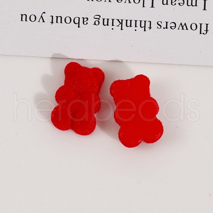 Flocking Resin Cabochons PW-WG31224-03-1