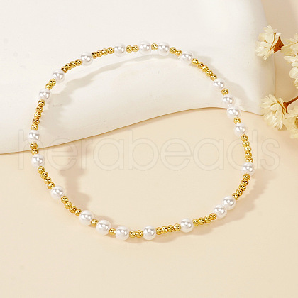 Minimalist Brass Bead Bracelets RW8565-1