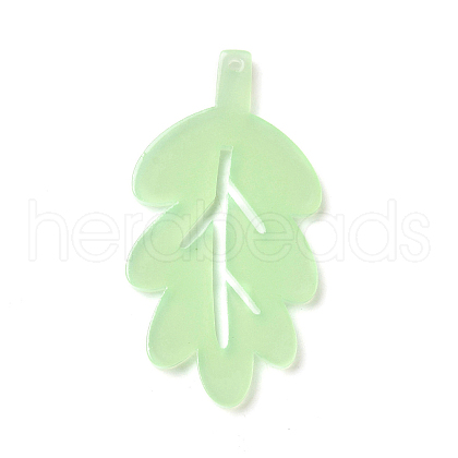 Opaque Acrylic Pendants OACR-H047-02A-02-1