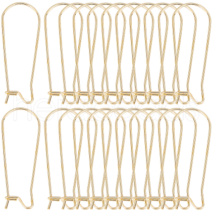 SOFPLATE 120Pcs 304 Stainless Steel Hoop Earring Findings STAS-SP0001-28-1