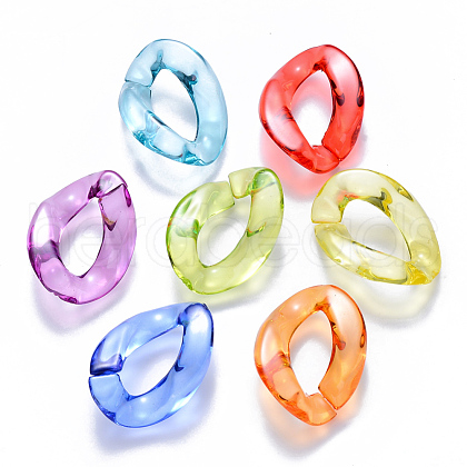 Transparent Acrylic Linking Rings X-OACR-S036-001A-J-1