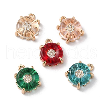 Brass Charms KK-C062-032G-1