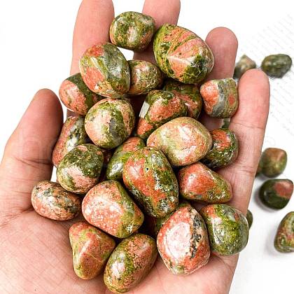 Mother's Day Gifts Natural Unakite Healing Stones PW-WGD7FF2-09-1