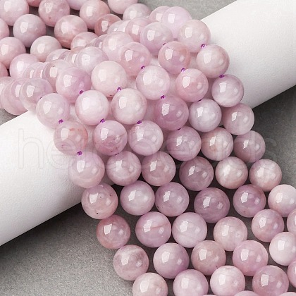 Natural Kunzite Beads Strands G-H313-01B-8mm-1
