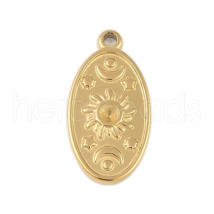 Ion Plating(IP) 304 Stainless Steel Rack Plating Bead Rhinestone Settings STAS-U019-23G-1