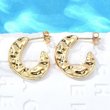 304 Stainless Steel Stud Earrings for Women EJEW-L296-080G-1