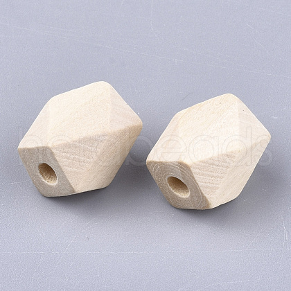 Unfinished Wood Beads WOOD-Q039-05-1