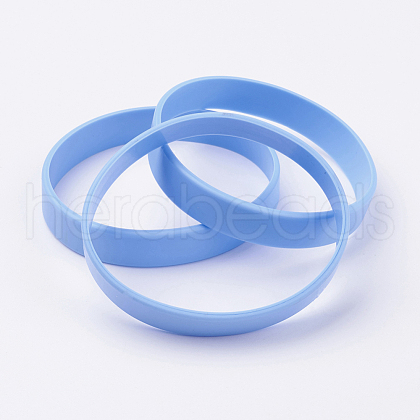Silicone Wristbands Bracelets BJEW-J176-13-1