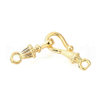 Brass Hook and S-Hook Clasps KK-D356-21G-1