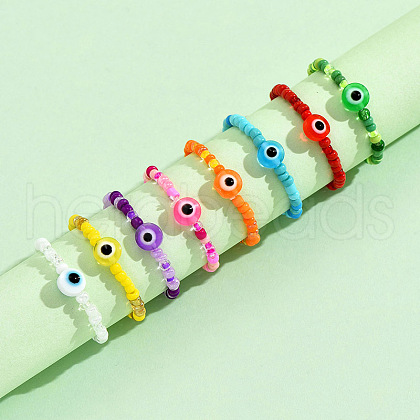 Glass Finger Rings for Women FS-WGD0C61-01-1