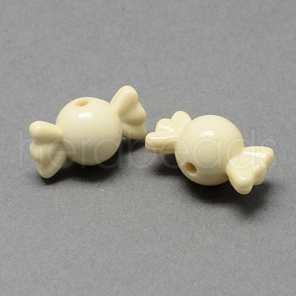 Solid Color Acrylic Beads SACR-R808-10-1