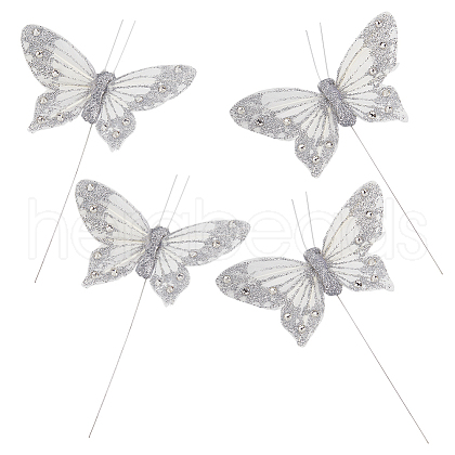 Feather Hair Forks AJEW-WH0475-33-1
