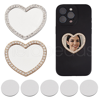 DELORIGIN 2Pcs 2 Colors Zinc Alloy Cabochons FIND-DR0001-46A-1
