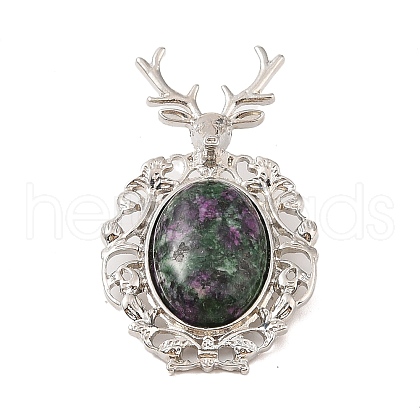 Natural Ruby in Zoisite Pendants G-A226-02P-09-1