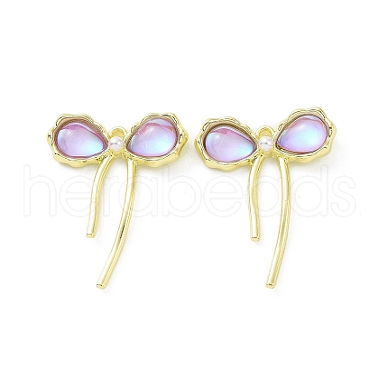 Rack Plating Alloy Pendants PALLOY-D007-14G-C-1