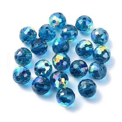 AB Color Plated Glass Beads EGLA-P059-02B-AB24-1