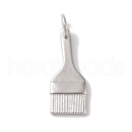 Rack Plating Brass & Cubic Zirconia Pendants KK-L216-059P-1