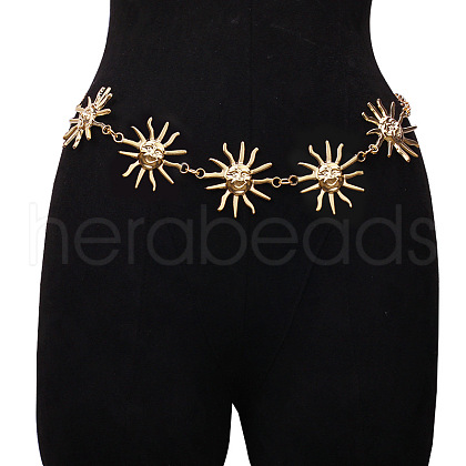 Alloy Sun Waist Chain Belts WG436AA-03-1