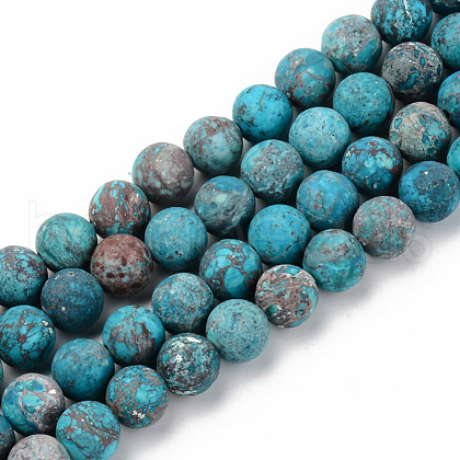 Natural American Turquoise Beads Strands G-S369-001C-A04-1