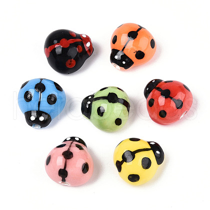 Handmade Porcelain Bead Strands PORC-N011-10-1