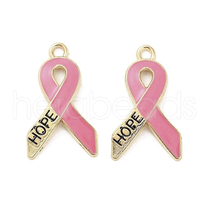Alloy Enamel Pendants FIND-L021-01G-1