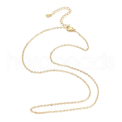 Brass Chain Necklacess X-KK-P205-01G-1