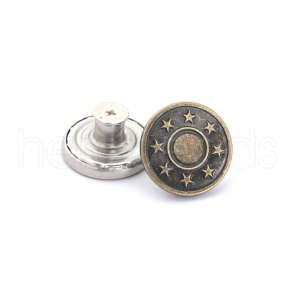 Alloy Button Pins for Jeans PURS-PW0009-01H-02AB-1