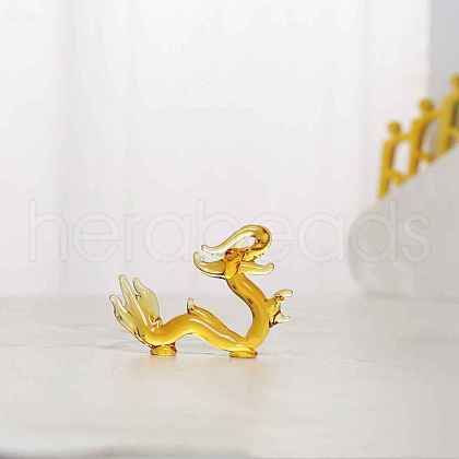 Handmade Lampwork Dragon Figurines WG93506-01-1