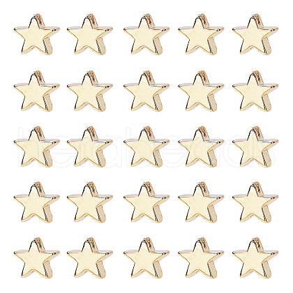 Brass Beads KK-PH0001-26G-WH-1