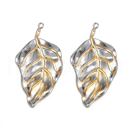 304 Stainless Steel Pendants STAS-L290-53A-GP-1