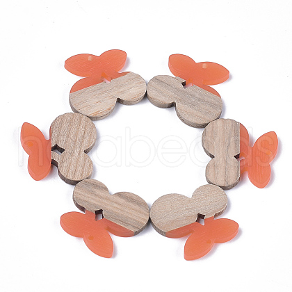 Resin & Wood Pendants RESI-S358-47C-1