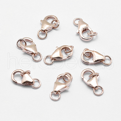 925 Sterling Silver Lobster Claw Clasps STER-G019-06-8mm-1