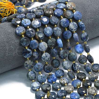 Natural Dumortierite Beads Strands G-C116-A113-01-1