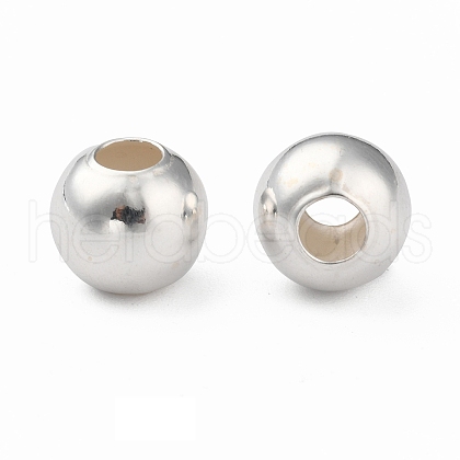 925 Sterling Silver Beads STER-T002-241S-8mm-1