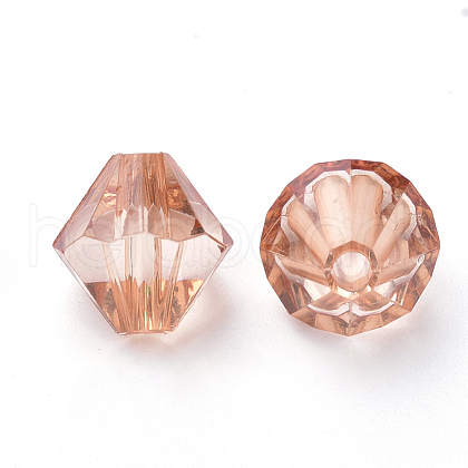 Transparent Acrylic Beads TACR-S146-6mm-22-1