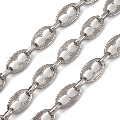 304 Stainless Steel Oval Link Chains CHS-S012-11P-1