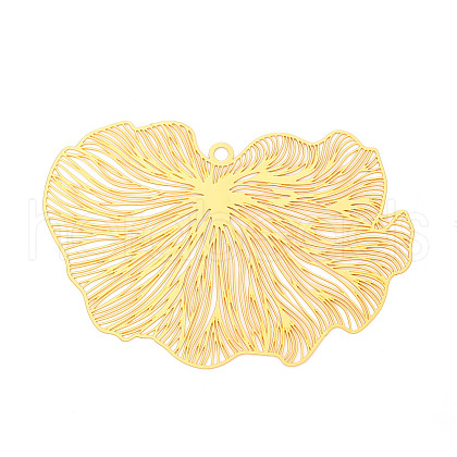Brass Filigree Big Pendants KKC-T003-16G-1
