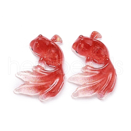 Transparent Resin Cabochons RESI-G022-01D-1