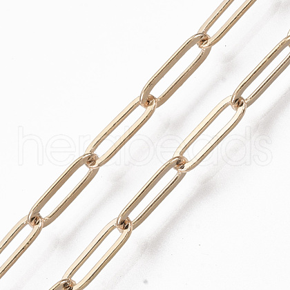 3.28 Feet Brass Paperclip Chains X-CHC-S008-001A-G-NR-1