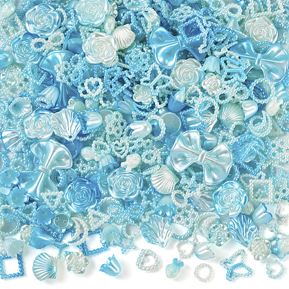 Opaque ABS Plastic Beads FIND-TAC0016-33B-1